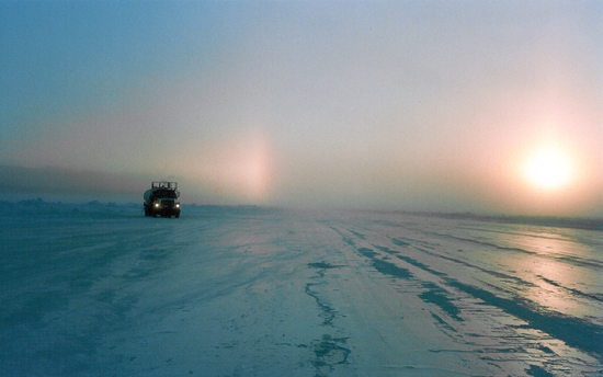 Самая большая ледяная дорога (75 фото)